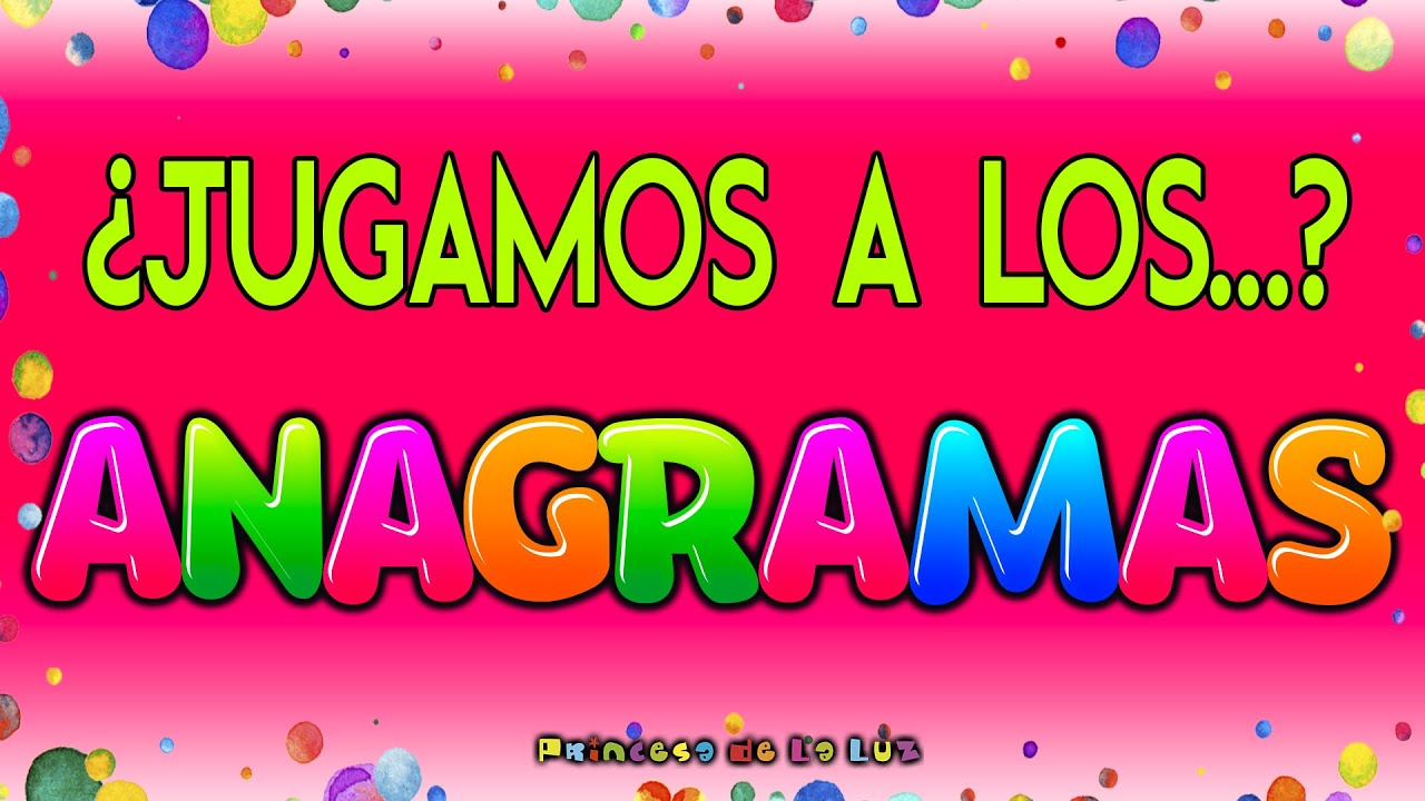 Reto de ANAGRAMAS 🔲 ¿Podrás resolverlos todos? 🧠 Juego de ANAGRAMA de Nombres.