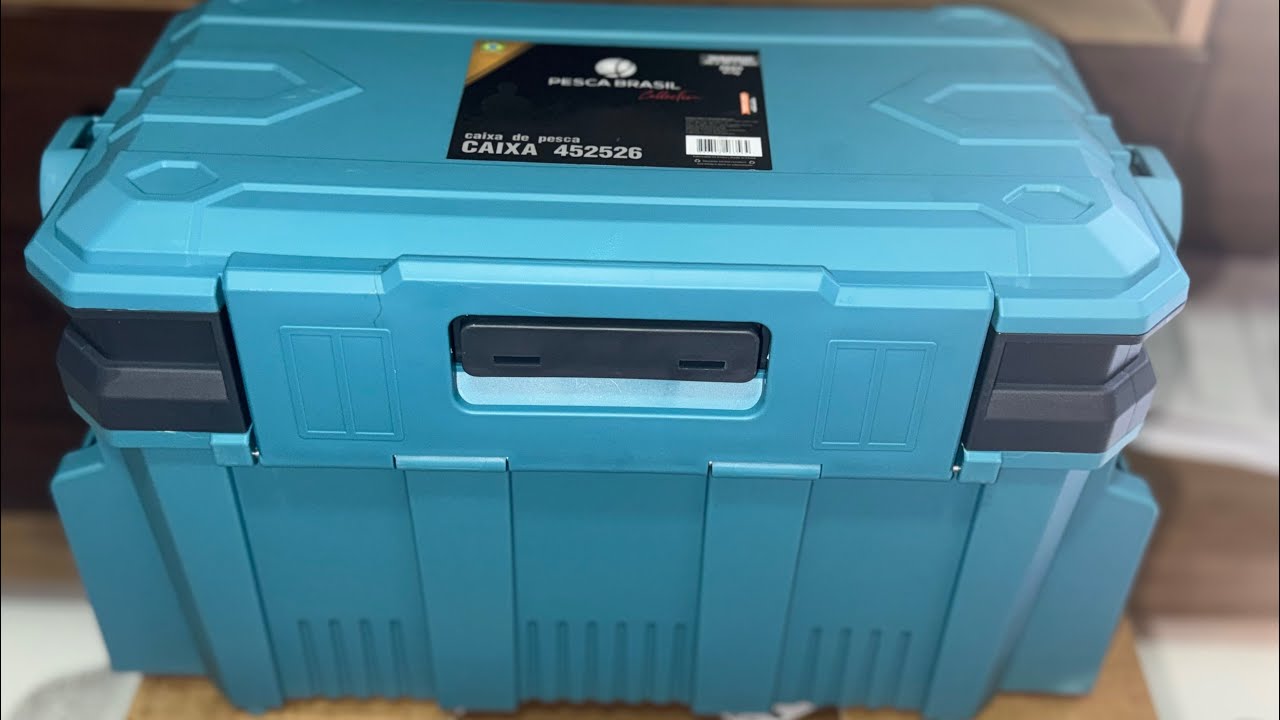 REVIEW: Maleta Pesca Brasil 452526 - Estilo Meiho Tackle Box: Promoção do MercadoLivre!