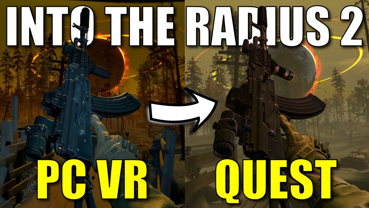 Into the Radius 2 Meta Quest 3 vs PC VR GRAPHICS Comparison