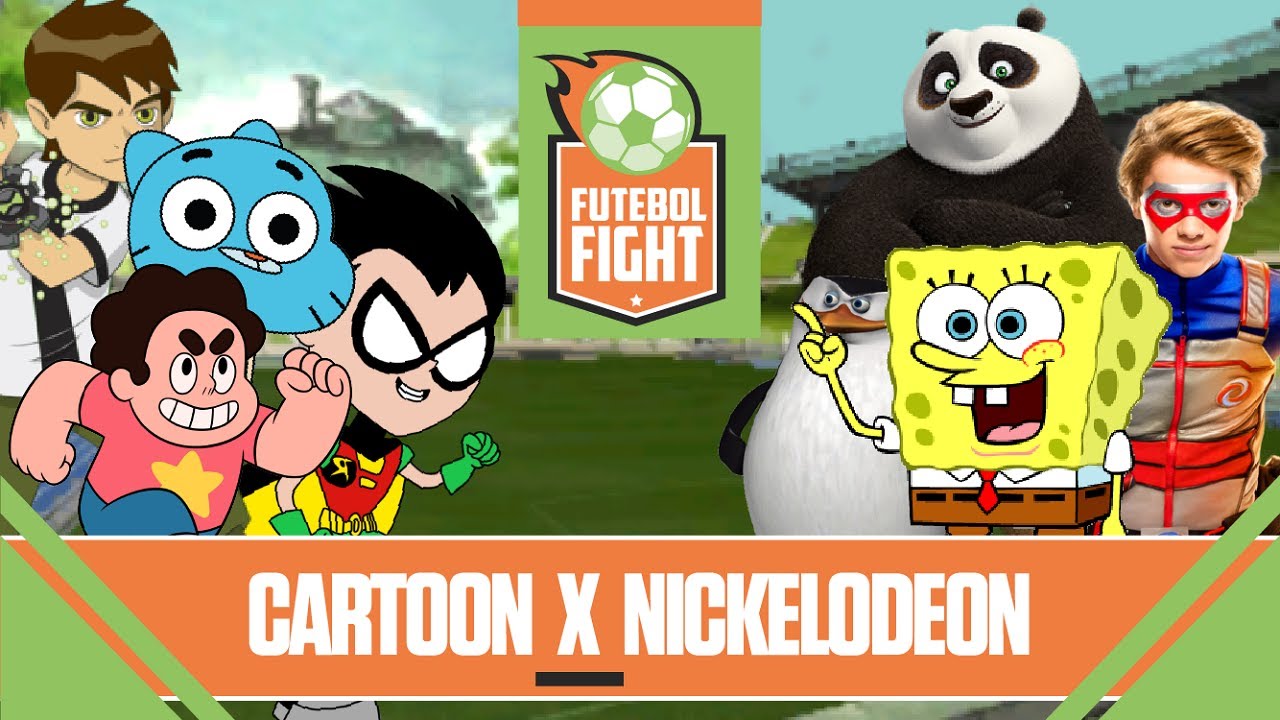 Cartoon Network vs Nickelodeon - Futebol Fight