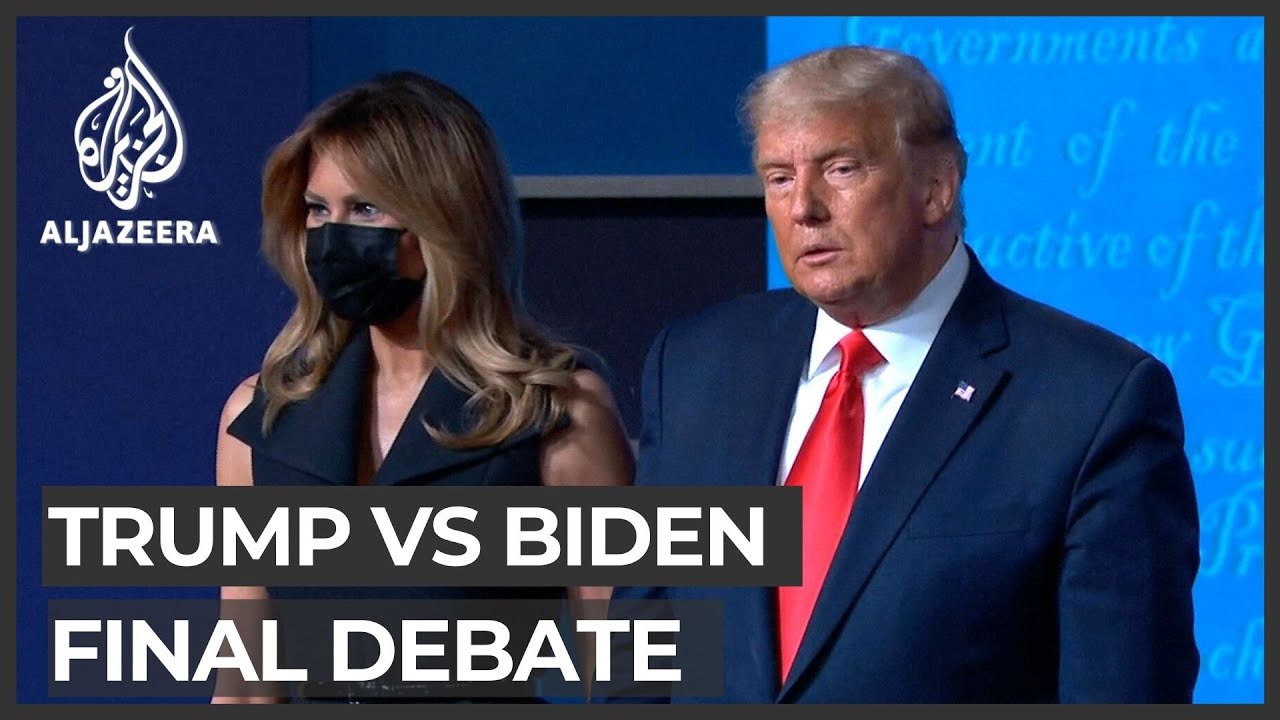 US elections 2020: Trump and Biden spar in more restrained event