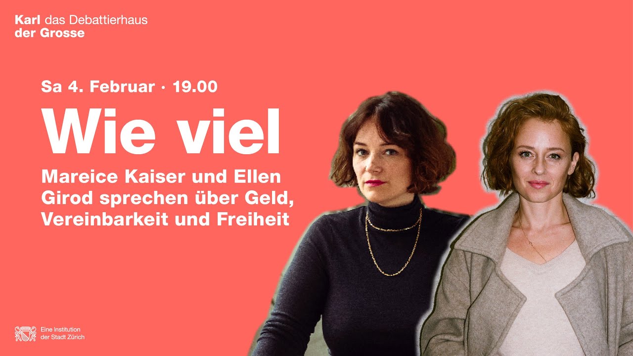 Wie viel – Mareice Kaiser und Ellen Girod sprechen über Geld, Vereinbarkeit und Freiheit