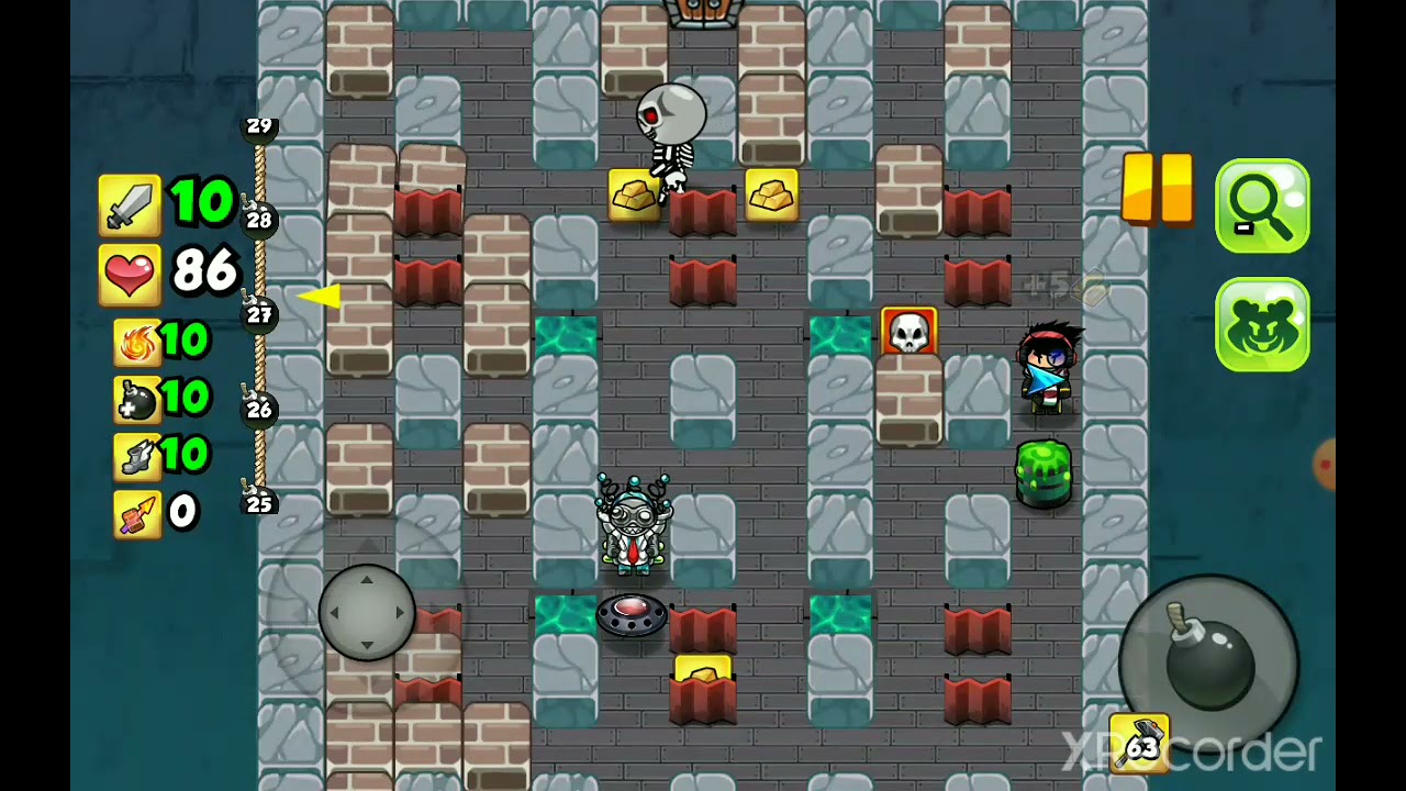 Bomber Friends/Recorrido de mazmorra 4:Salones oscurecidos completada (3/3)