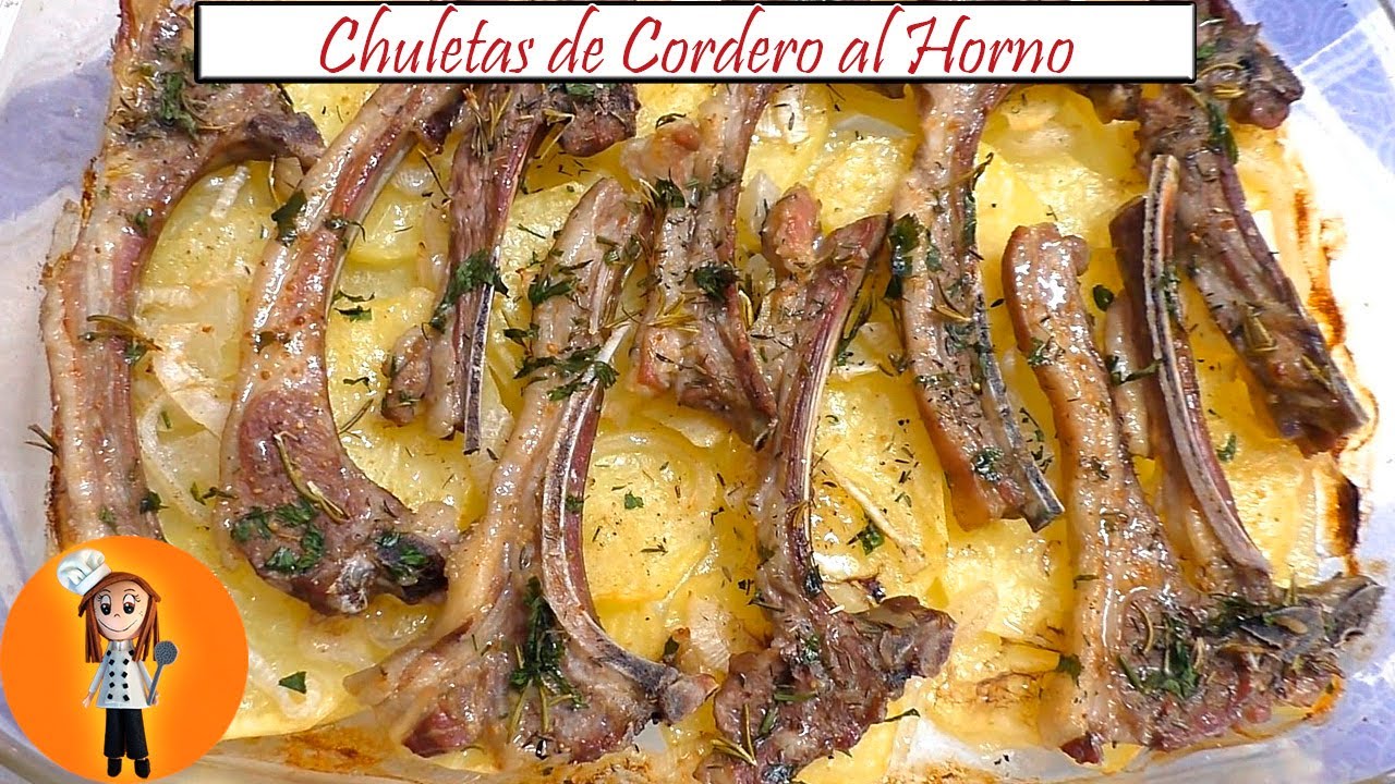 Chuletas de Cordero al Horno | Receta de Cocina en Familia