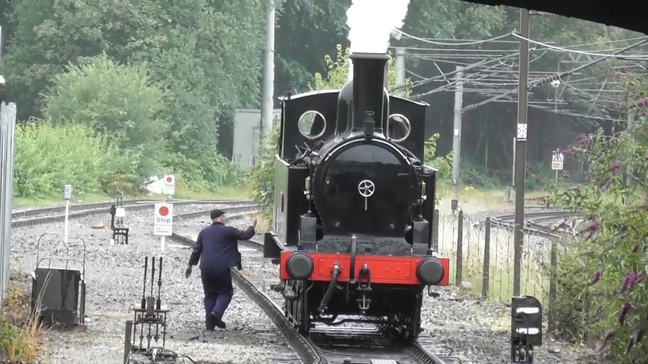 1054 LNWR 0-6-2T &lsquo;Coal Tank' at Keighley at 1pm, Sunday 23-07-2023. Please subscribe to my channel.
