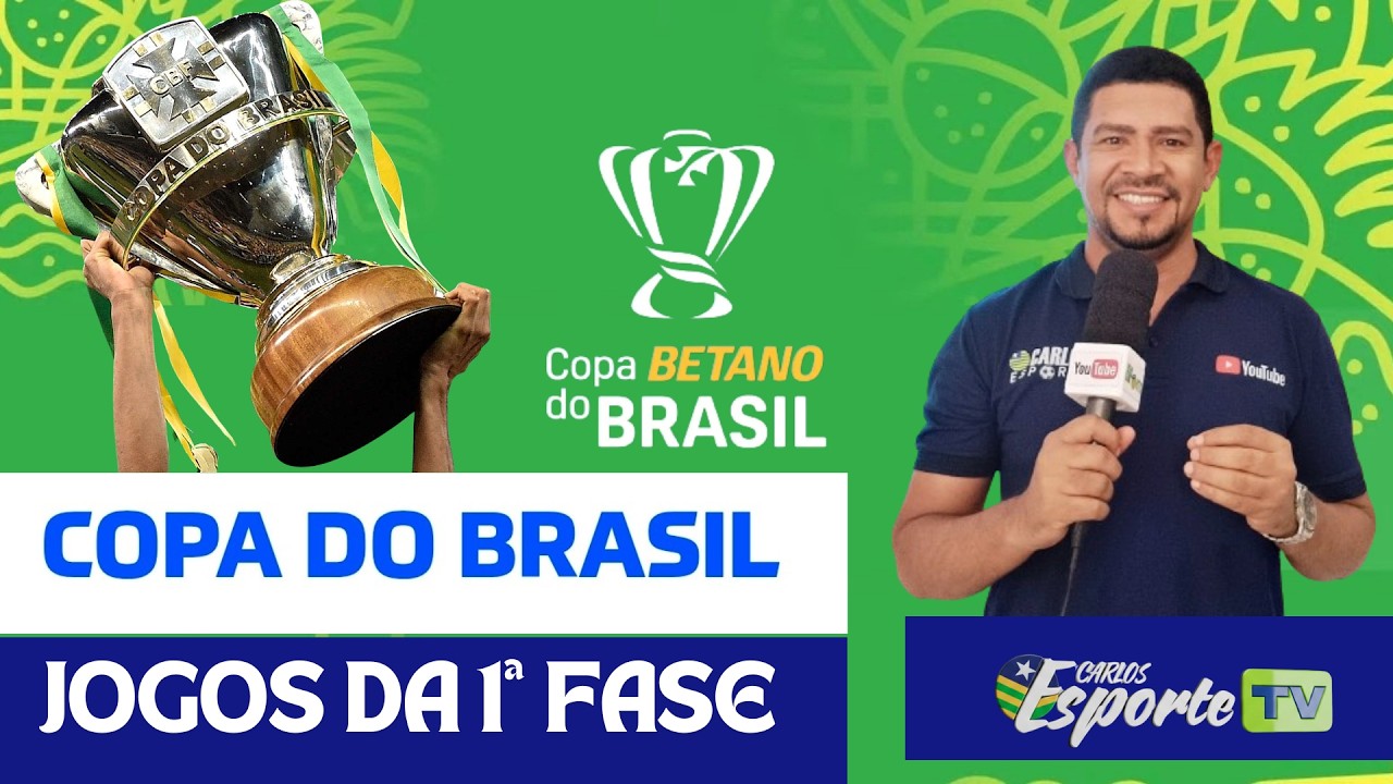 Copa do Brasil 2026, Jogos da 1° fase da maior e mais democrática competição de Clubes do Brasil. 