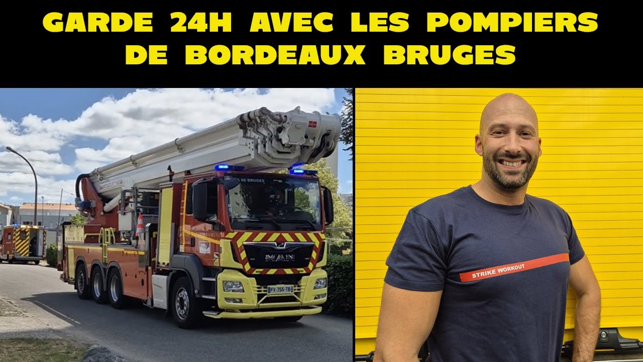 Garde avec les pompiers de Bordeaux Bruges    SDIS 33