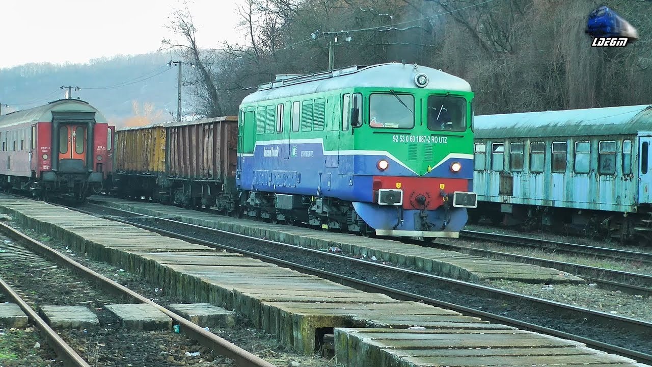 Trenuri & Activitate Feroviara/Trains & Rail Activity in Gara Jibou Station - 06 February 2018