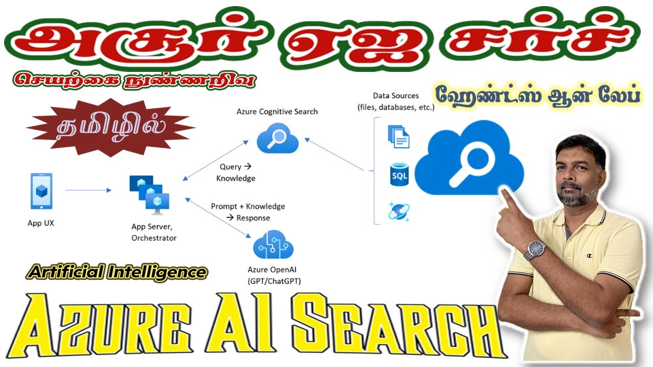 26 🔎 AI Foundry LLM + Azure AI Search 🌐 | Build Smarter RAG Apps 🤖⚡In Tamil