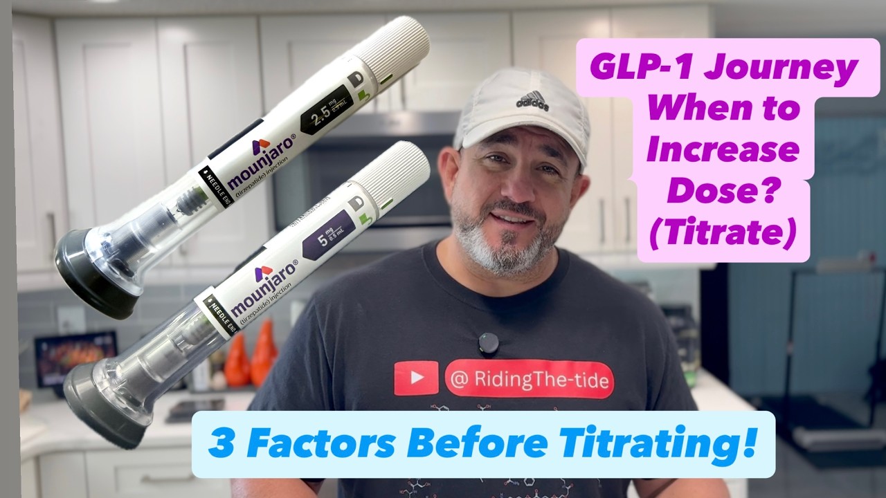 GLP-1 Journey / Zepbound / Tirzepatide | 3 Factors to consider before increasing dose (Titrate).