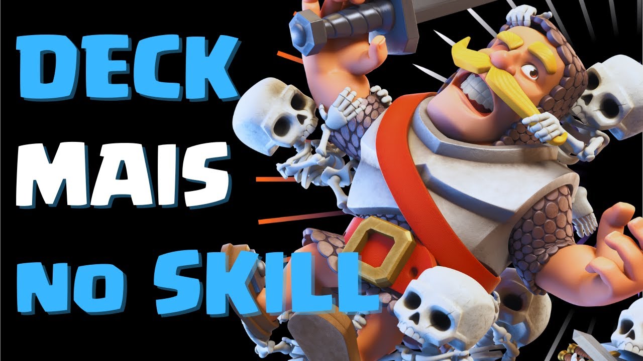 😮 DEI AULAS COM O DECK MAIS NO SKILL DE X-BESTA DO JOGO! - Clash Royale