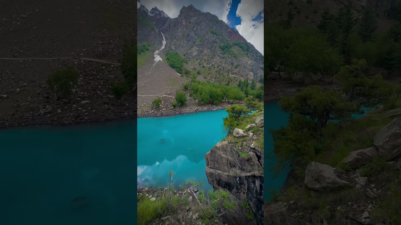 Blue lake Naltar Valley, one of many hidden gems of Pakistan #shorts #viral #viralvideo