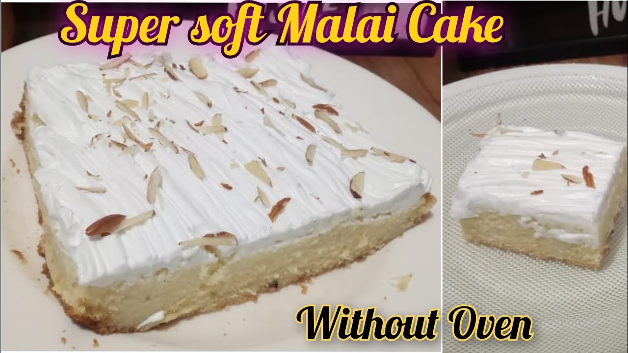 Super Soft Malai Cake Without Oven recipe by Beba Food @bebafood3241#cake  