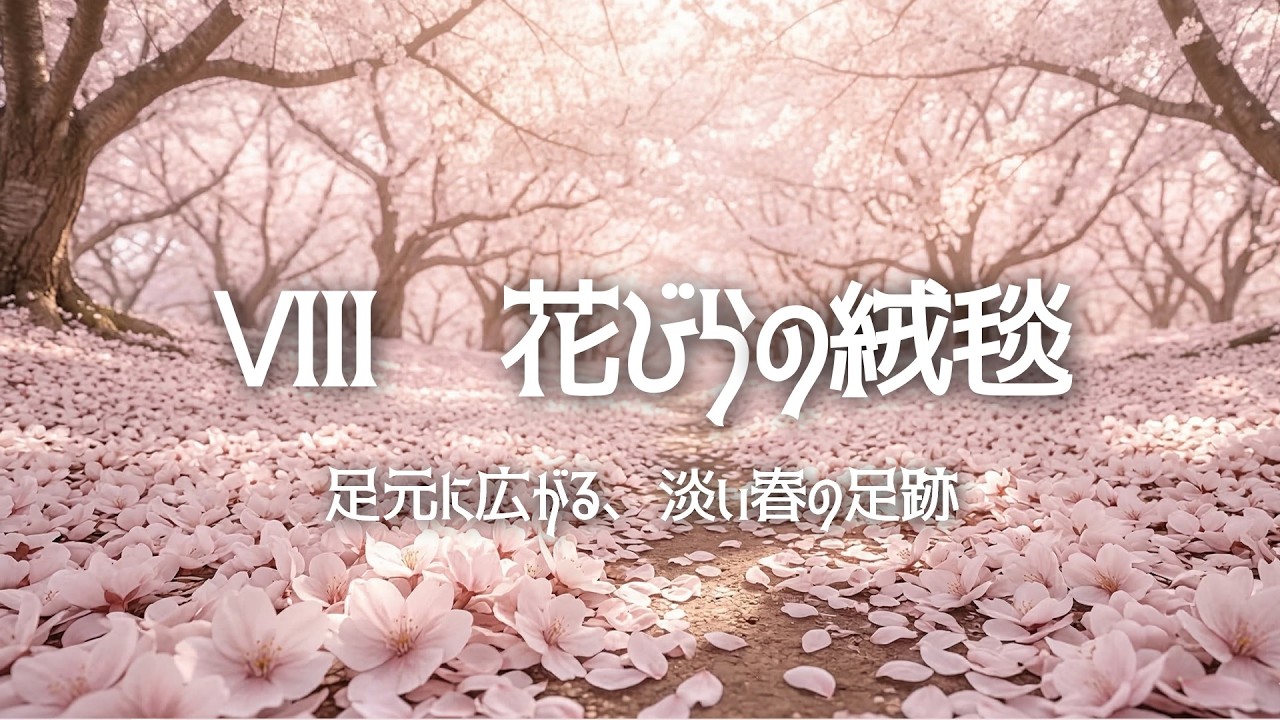 【春BGM】桜舞う午後のワルツ Ⅷ ─ 花びらの絨毯 ─【読書用・睡眠用・作業用BGM】【1時間】
