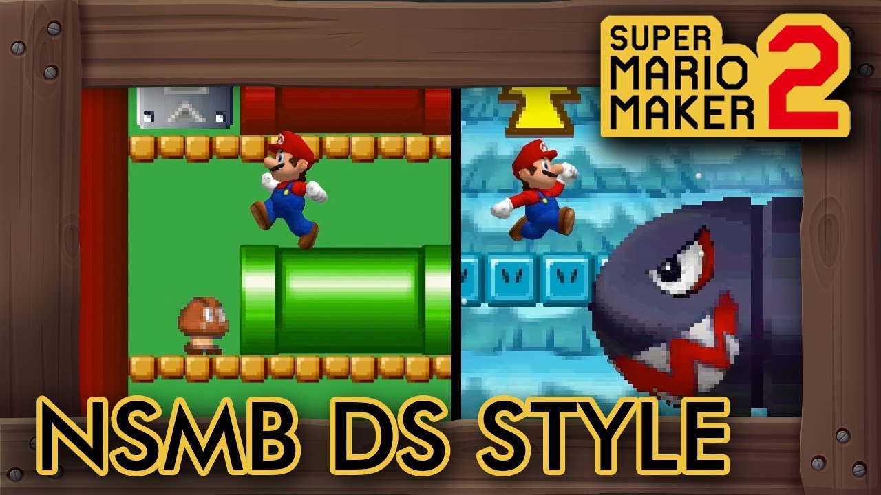 New Super Mario Bros. DS Style in Super Mario Maker 2