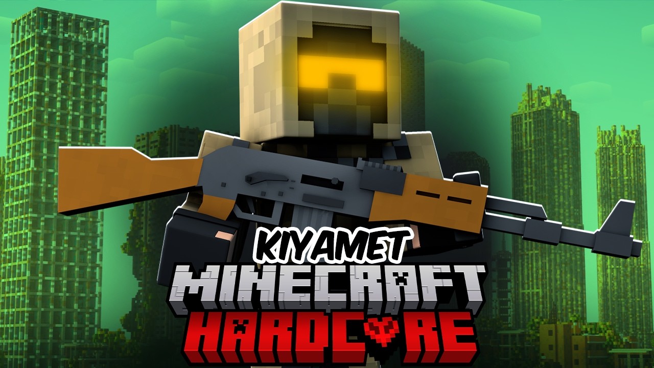 Minecraft HARDCORE ZOMBİ SALGININDA Hayatta Kalıyorum - Film Tadında