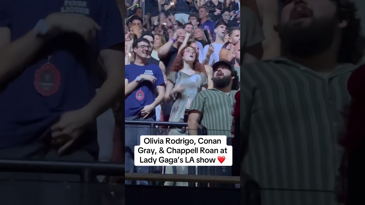Olivia Rodrigo, Chappell Roan, Conan Gray & Madison Hu At Lady Gaga Concert!