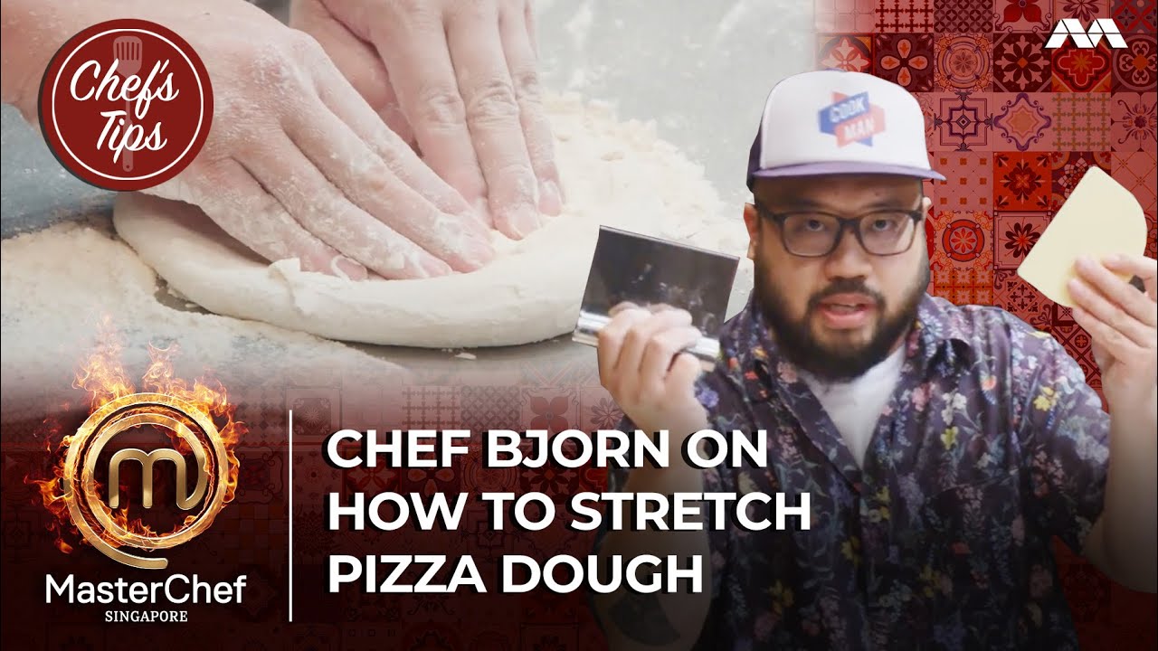 Chef Bjorn on how to stretch pizza dough | EP10 MasterChef Singapore S3