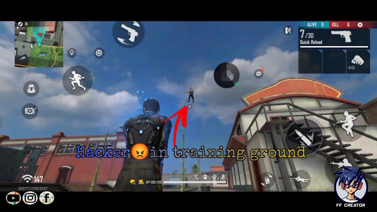 Training mode la poi hacker ahh veruppu da saami ivan speed hack and flying hacker😡😡