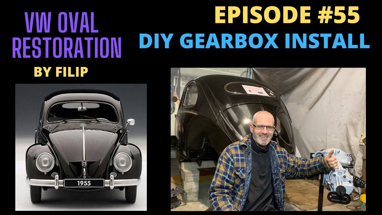 VW BEETLE DIY SWING AXLE GEARBOX INSTALL.