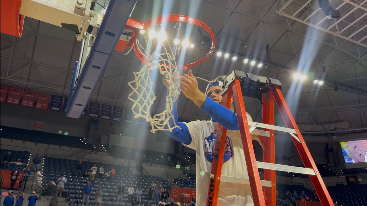 UF Cuts Down the Nets for 2026 SEC Championship | Florida Gators Basketball