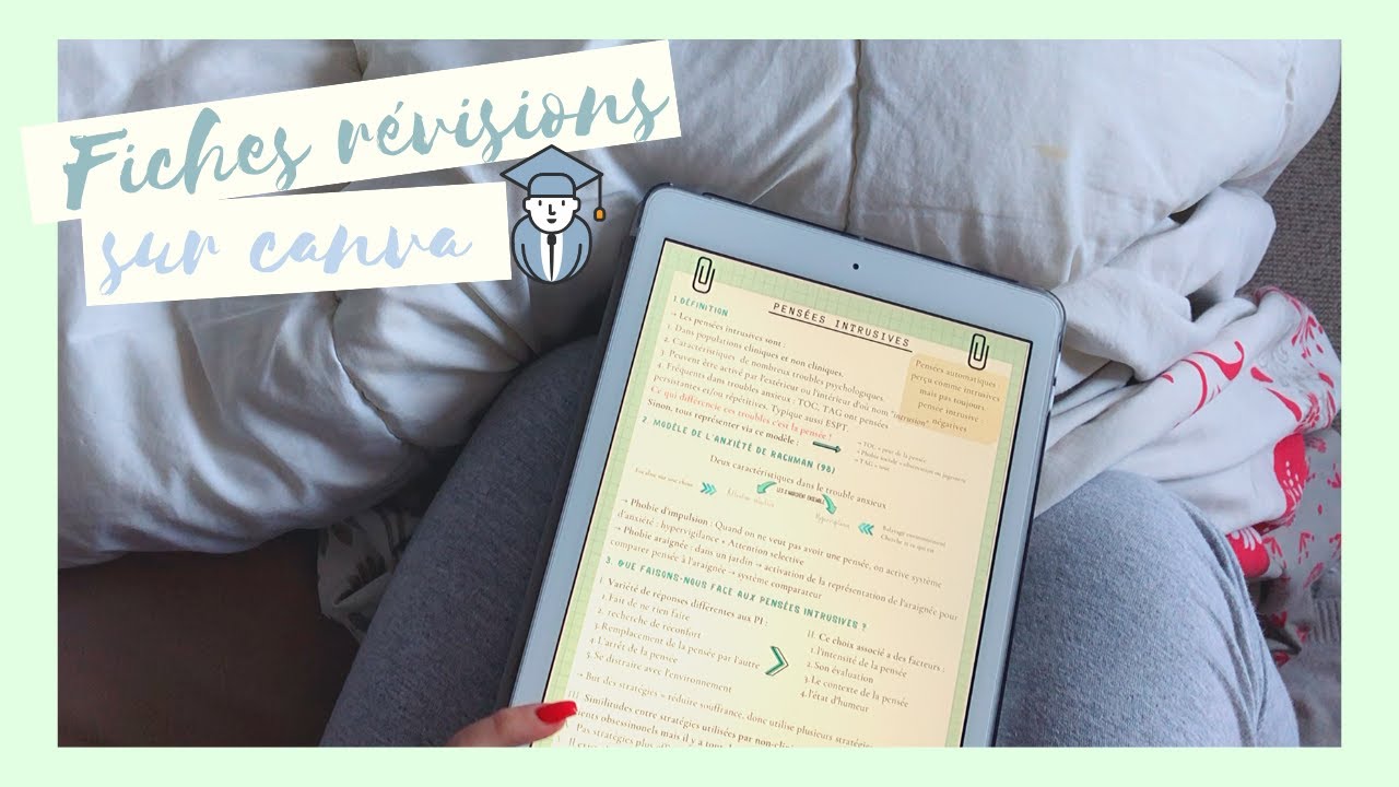 ► 6 ÉTAPES POUR FAIRE UNE FICHE DE RÉVISION SUR CANVA 👍🏼