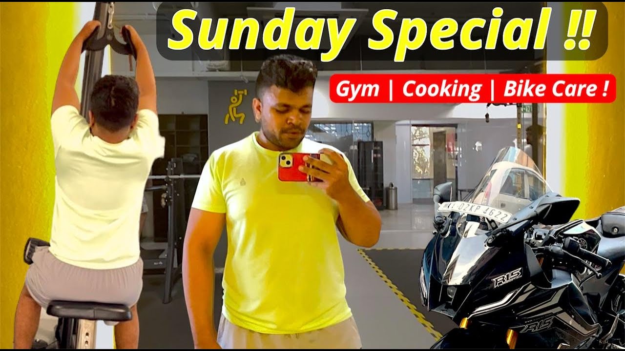 SUNDAY SPECIAL‼️GYM | COOKING | BIKE CARE