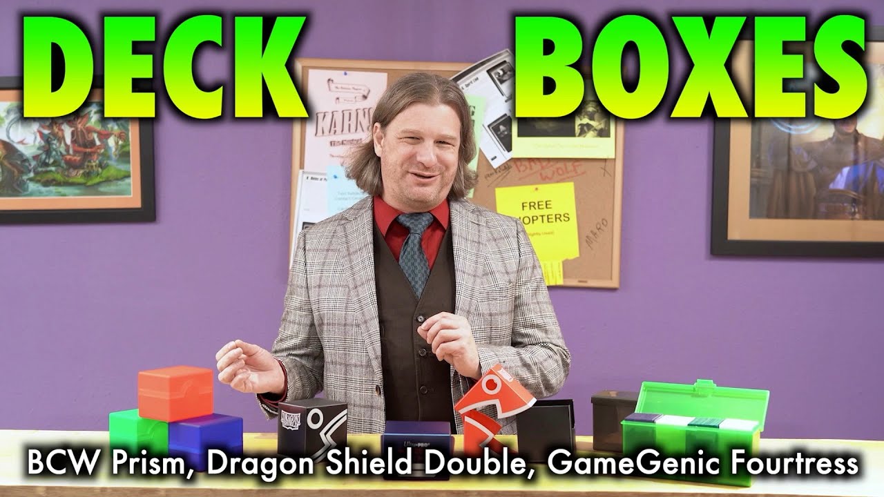 A Review Of The BCW Prism, Dragon Shield Double, and GameGenic Fourtress For Magic: The Gathering