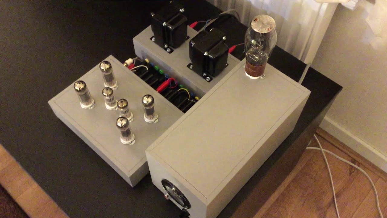 PushPull EL84 ECF83 stereo power amplifier