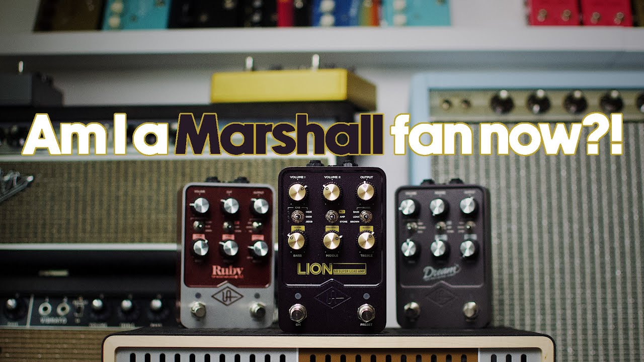 Universal Audio LION - Best Marshall Super Lead sound from a pedal? [UAFX Lion 68 Super Lead Amp]