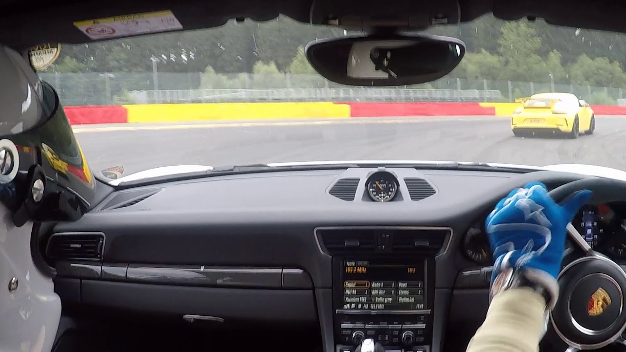 991.1 GT3RS chasing a 991.2 GT3 Spa Francorchamps RMA July 18