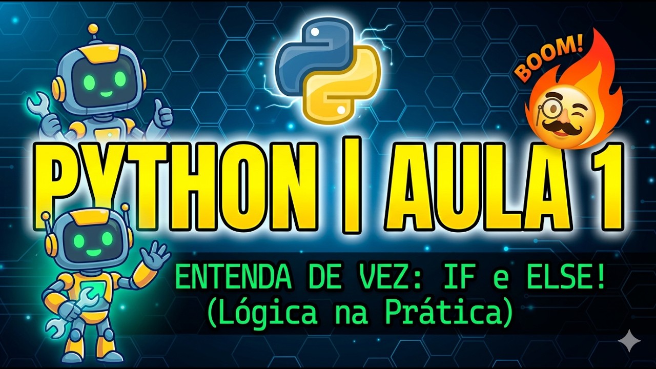 PYTHON DO ZERO: APRENDA IF E ELSE DE UM JEITO QUE VOCE NUNCA VAI ESQUECER🧠🤯🤓