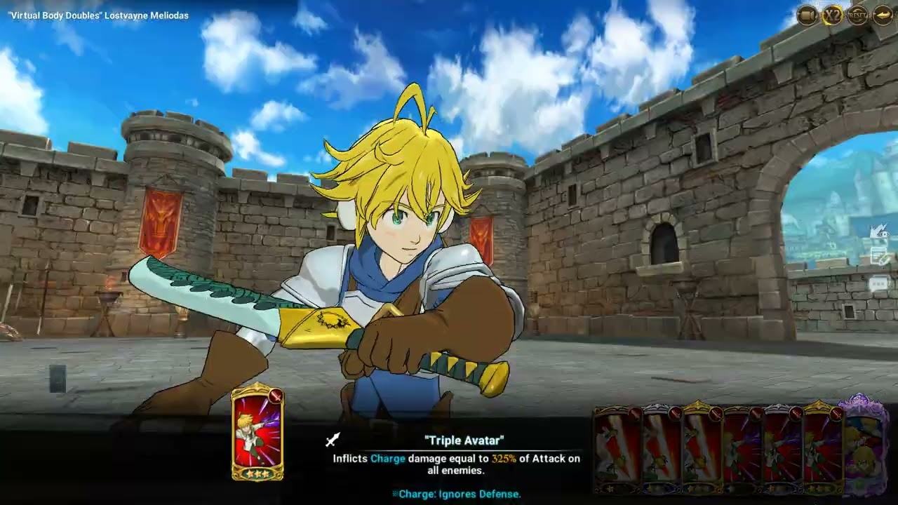 [Showcase] Lostvayne Meliodas - Skills Animations (7DS: Grand Cross)