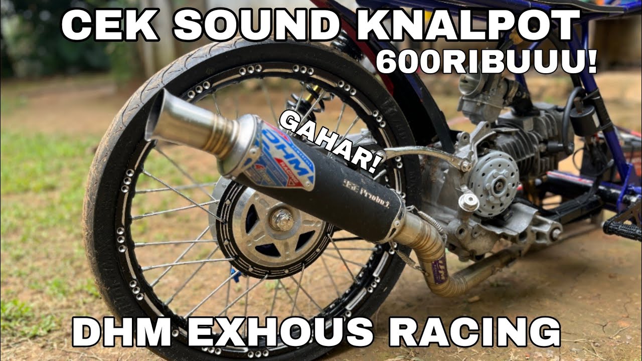 Cek sound knalpot dhm exhous beat karbu 150cc saringan bor boran