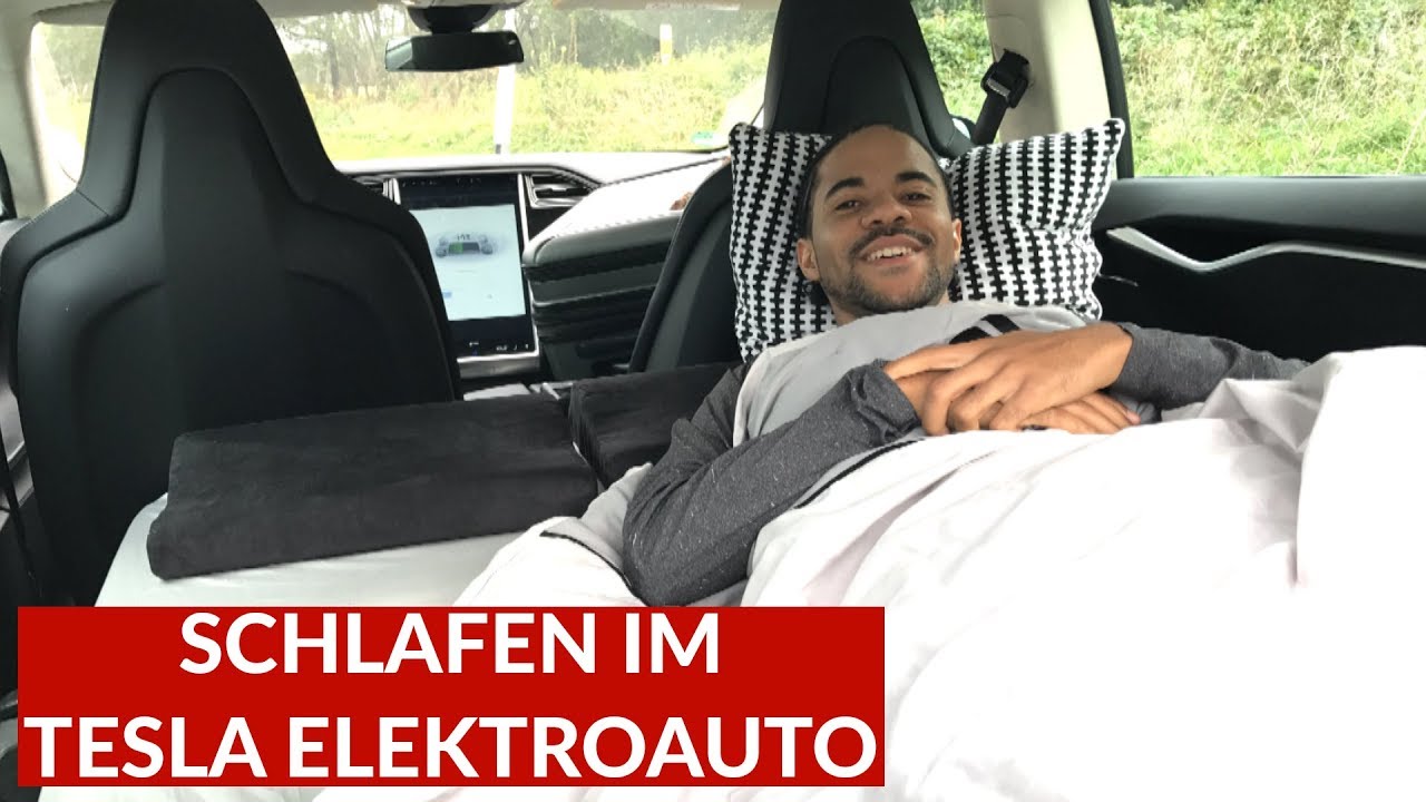 Kann Man Im Tesla Model S Gut Schlafen? Spezial Matratze Im Test!