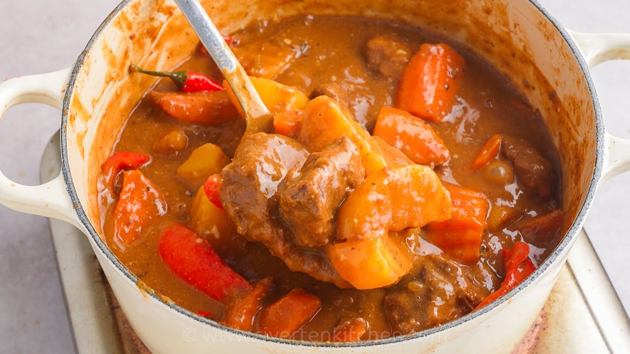 The ONLY Beef Caldereta Recipe You'll Ever Need (Seriously!) | Riverten Kitchen