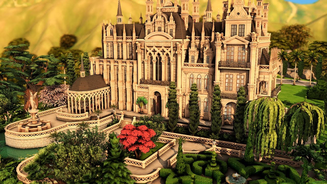 PALÁCIO LUXUOSO - CHÂTEAU  - The Sims 4 Speed Build