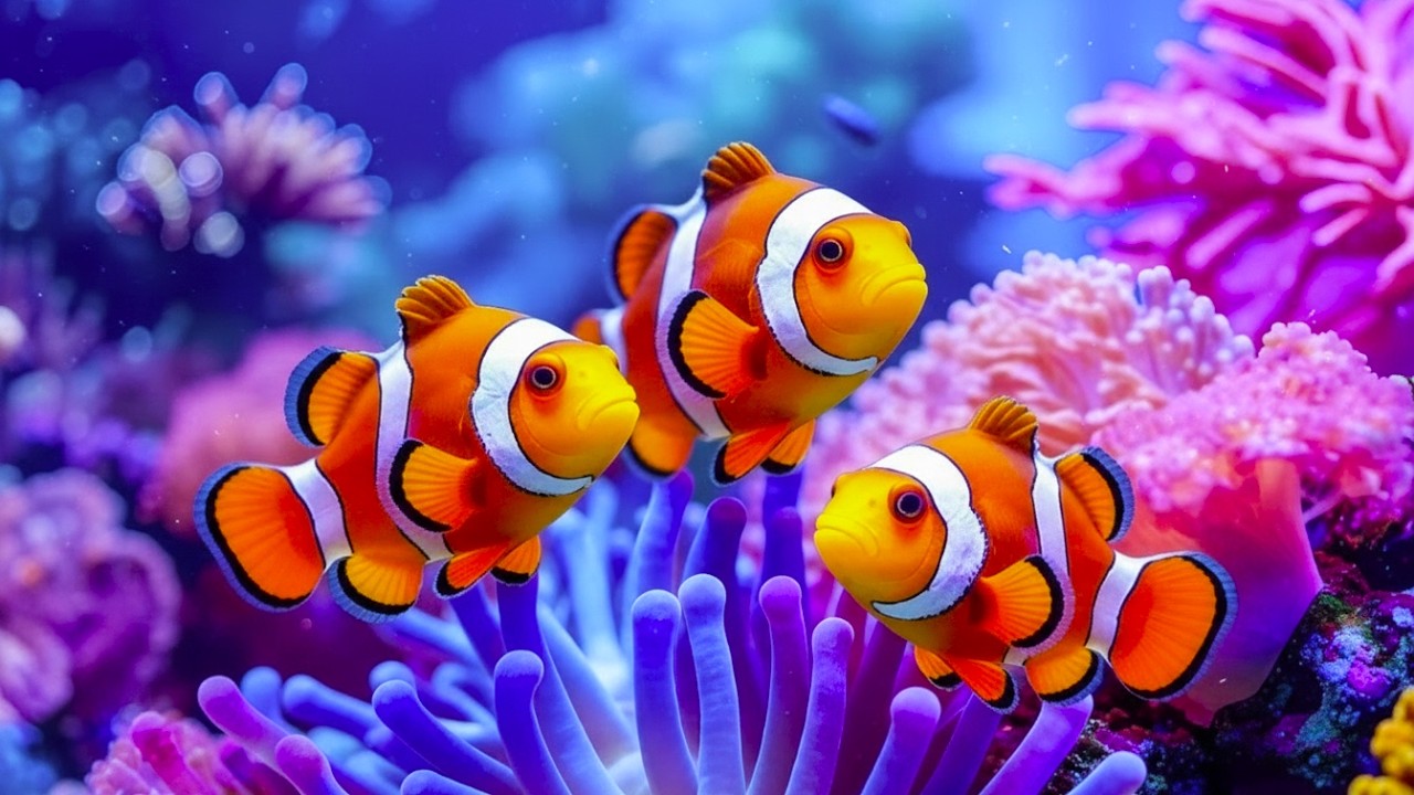 The Best 4K Aquarium - Dive Into The Mesmerizing Underwater Realm, Sea Jellyfish, Coral Reefs. #76