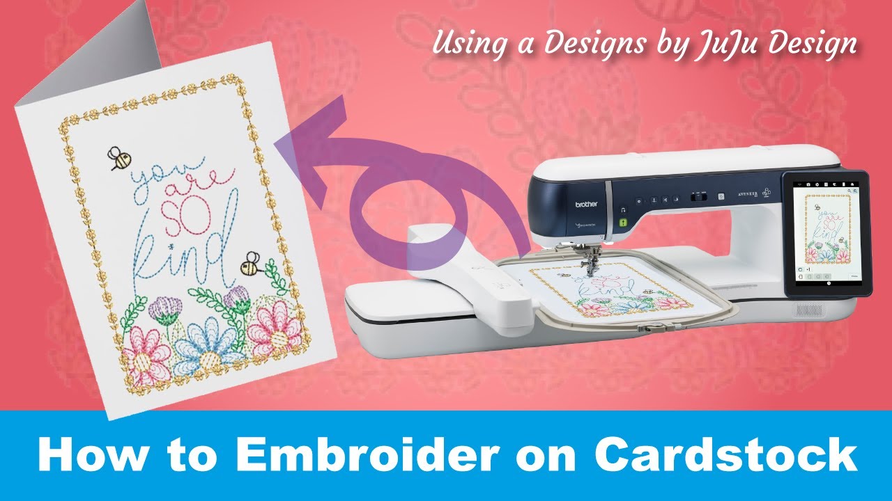 The AllBrands Show | How to Embroider on Cardstock
