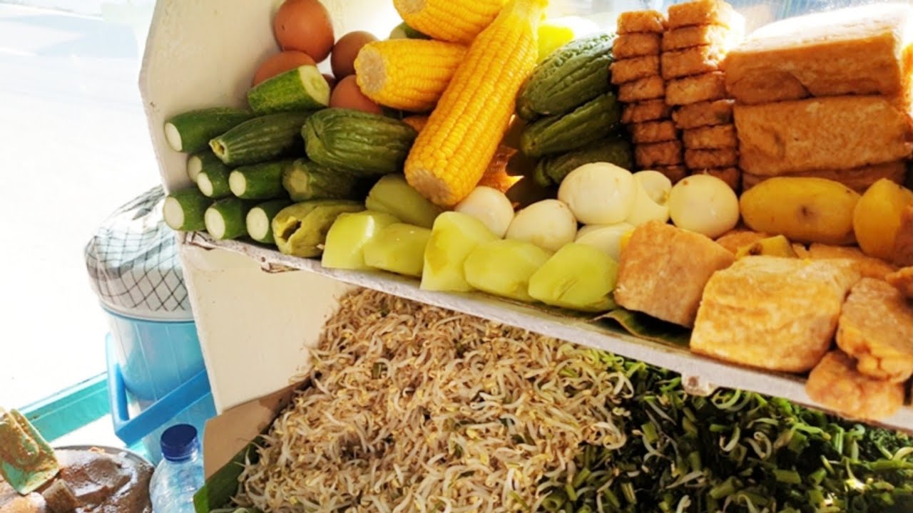 JAM 1 SIANG UDAH HABIS !! Gado-gado Bang Jaja - Bumbunya Dicampur Kacang Mede 👍