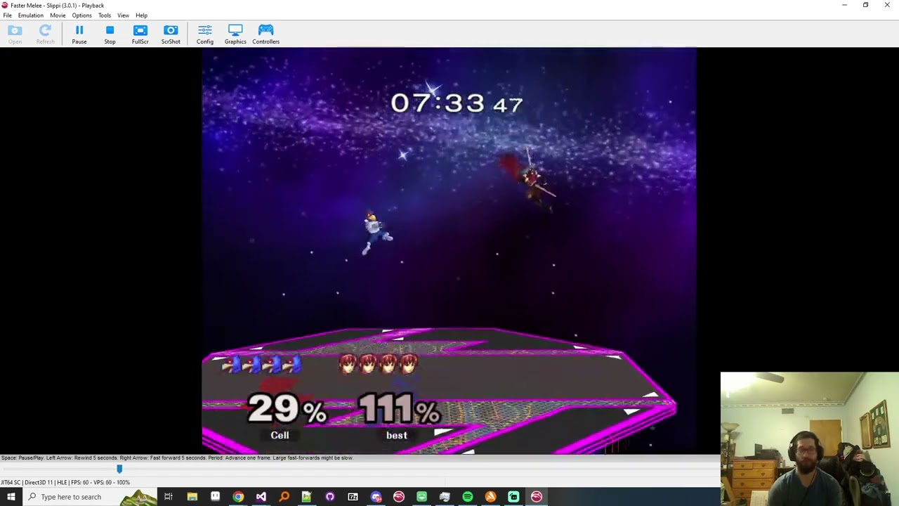 Fiction Melee Lesson ft. Cell #21 - Falco vs Marth