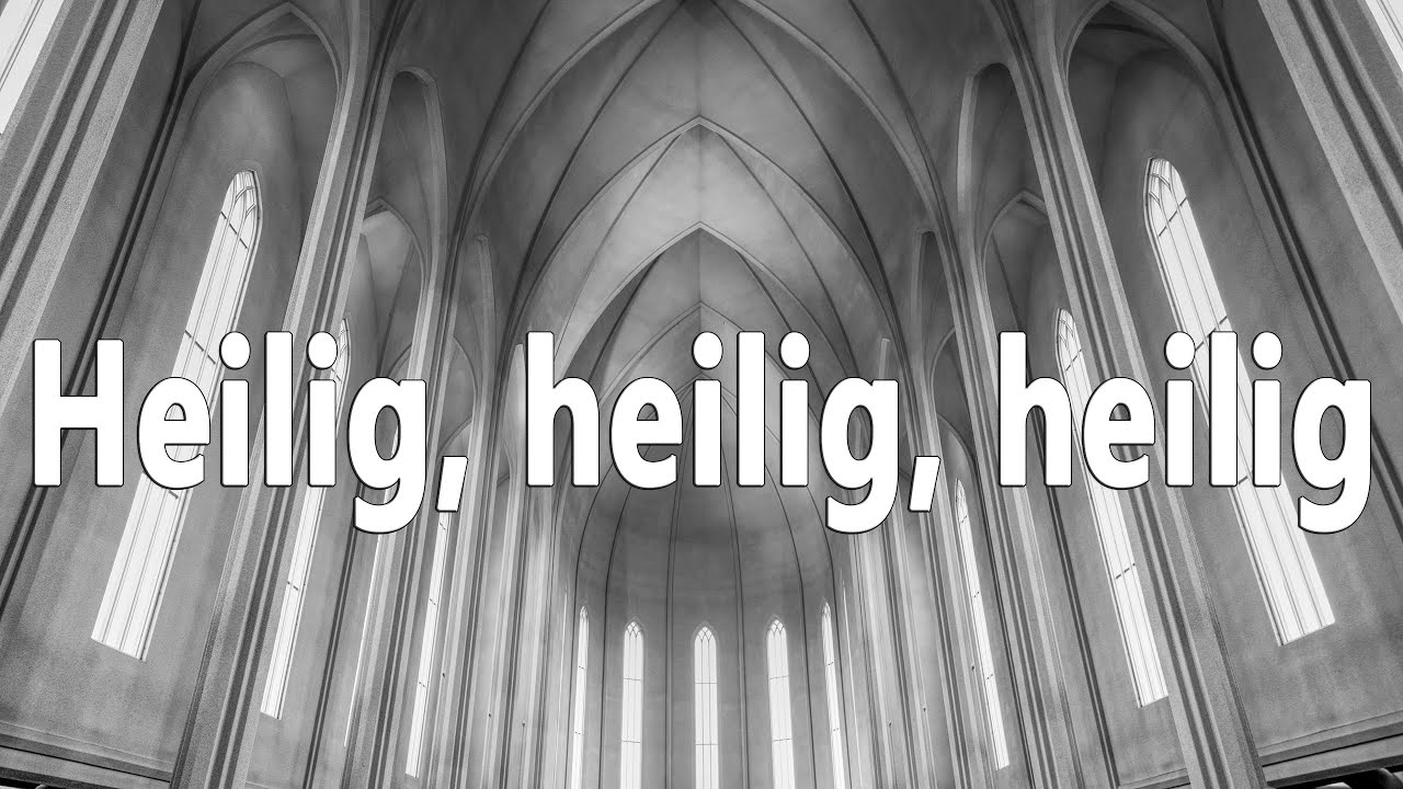 Schubert - Heilig, heilig, heilig (GL388) - zum Mitsingen mit Text