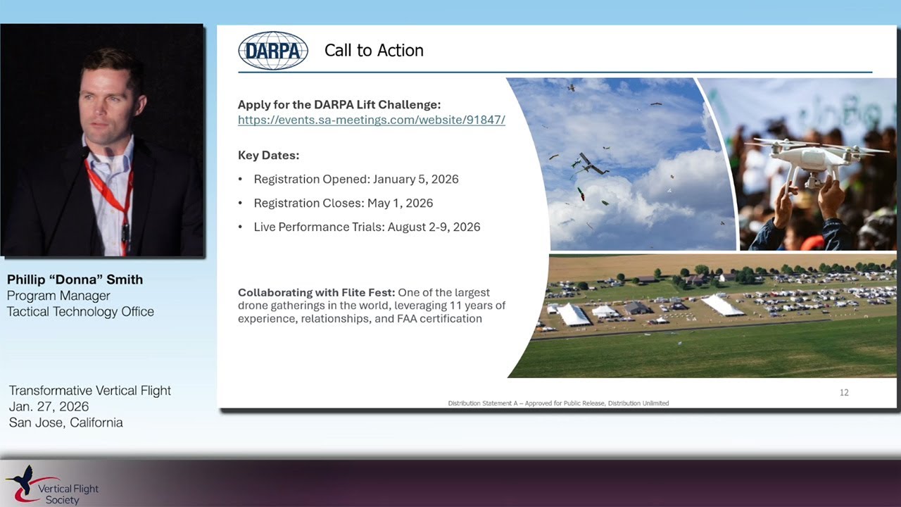 DARPA Lift Challenge Overview (2026 Transformative Vertical Flight Conference)