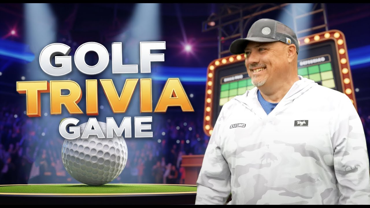 We CHALLENGED him to a GOLF TRIVIA game