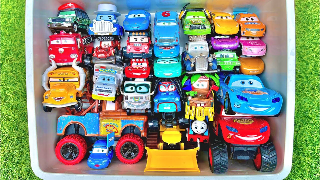 Disney Pixar Cars Unboxing Review | Lightning Mcqueen, Tow Mater, Doc Hudson, Sally Carrera, Cruz