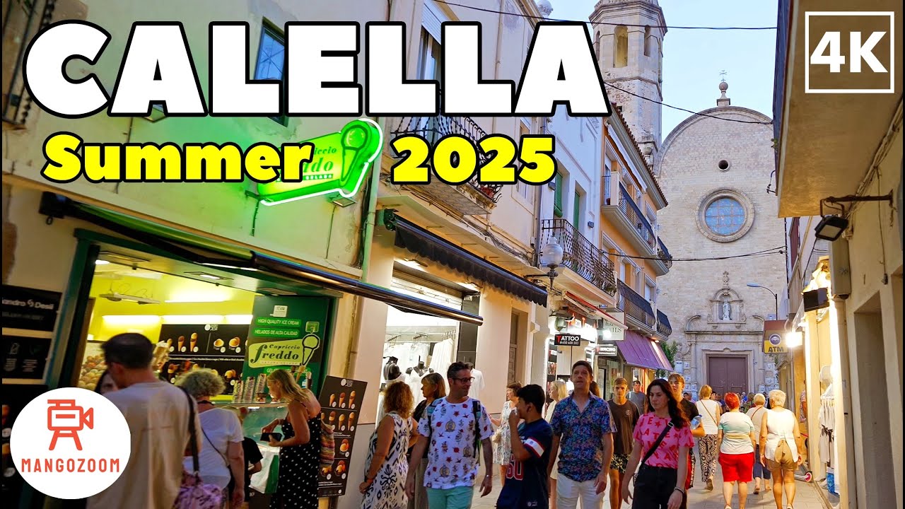 Calella, Catalonia, Spain 2025 - Walking Tour | With Captions