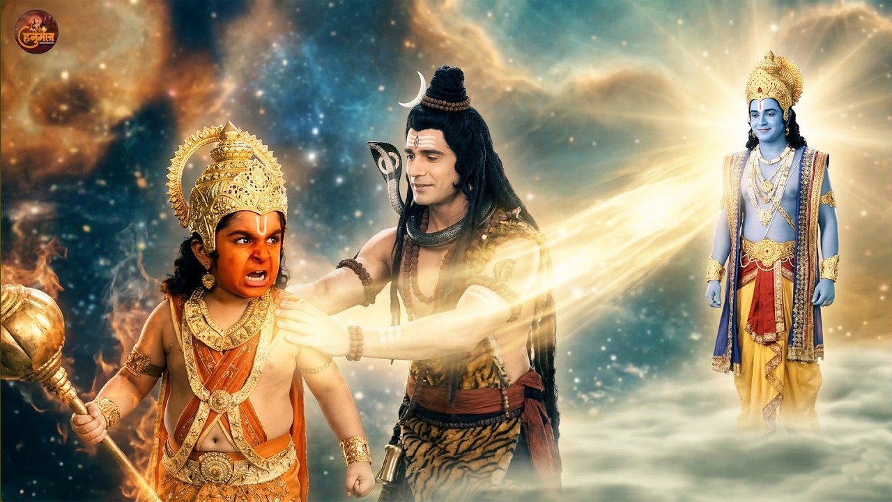 🚩 हनुमान का क्रोध शांत करने के लिए शंकर जी ने कराया राम जी का पहला दर्शन! | Mahabali Hanuman Ep-142
