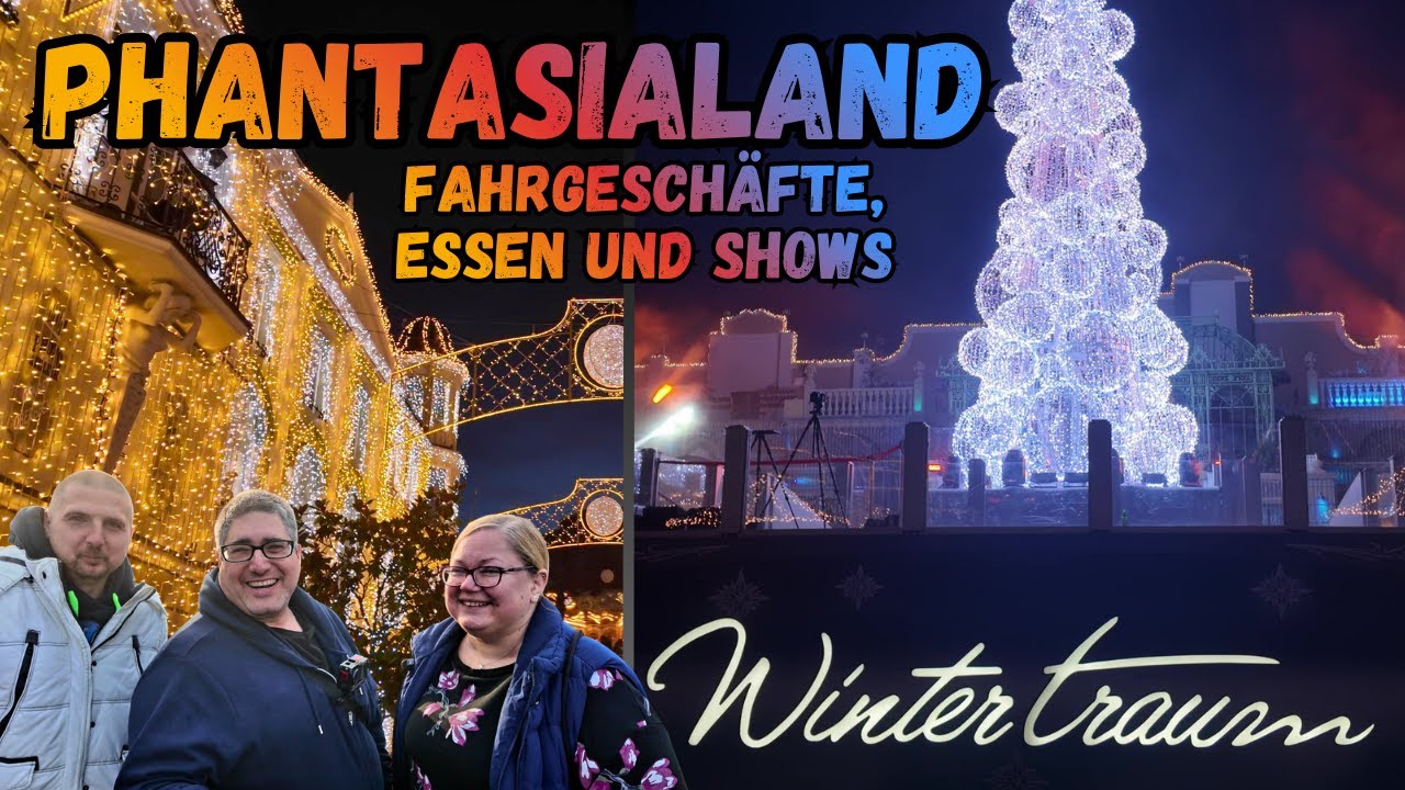 Phantasialand Wintertraum 2025 - Unser schöner Tag mit Fahrgeschäften, Essen und Shows
