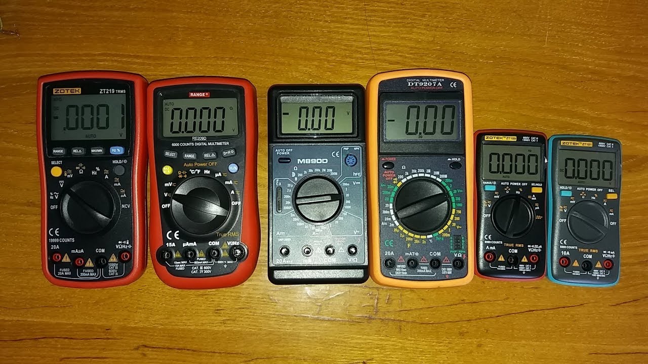 ZOTEK ZT219 (RICHMETERS RM219, Aneng AN870) Обзор ч. 1