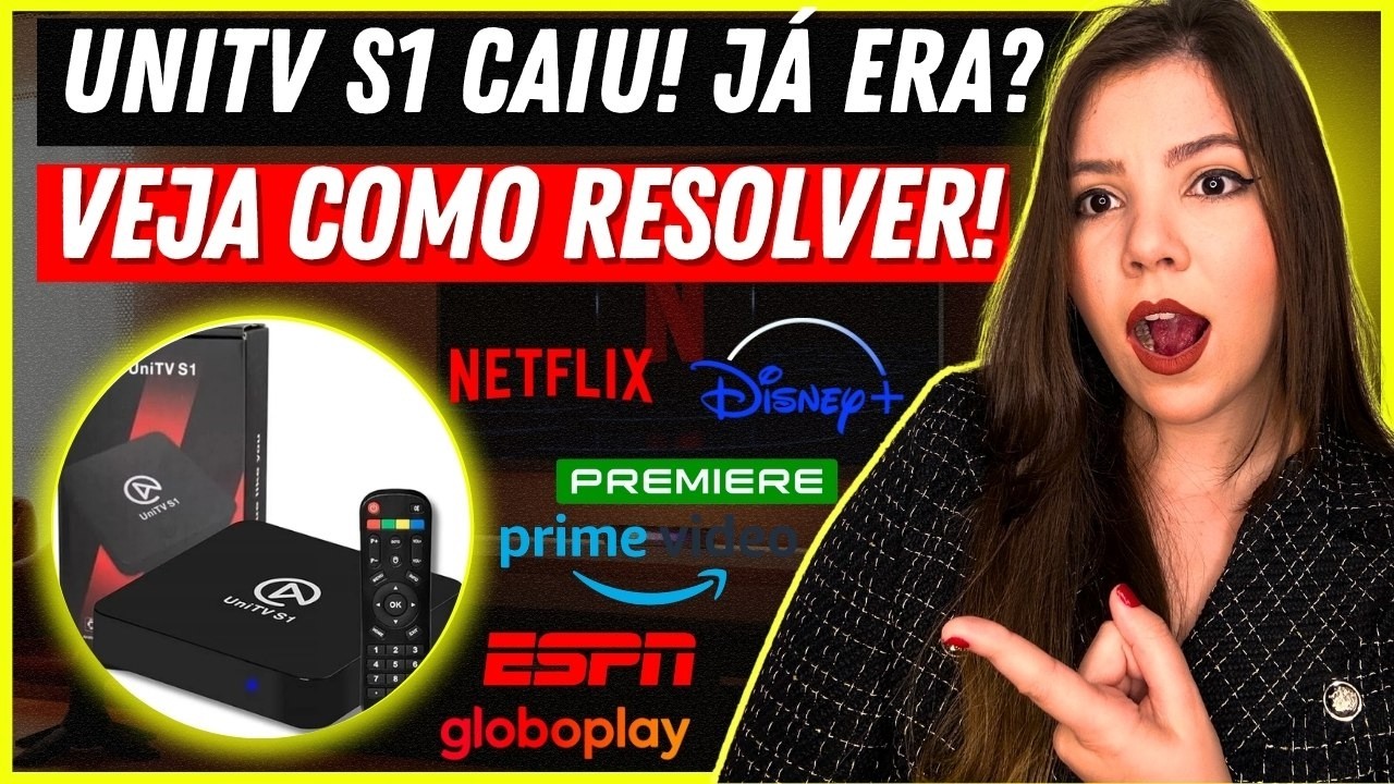 UNITV S1 PAROU DE FUNCIONAR? UNITV S1 EST&Aacute; FORA DO AR? - VEJA COMO SOLUCIONAR ESTE PROBLEMA!